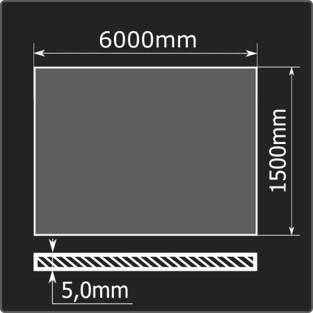 Лист горячекатаный 5,0*1500*6000 ст.3сп ГОСТ 14637-89