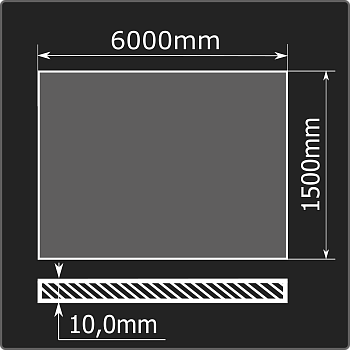 Лист горячекатаный 10*1500*6000 ст.3сп ГОСТ 14637-89